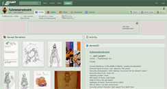 Desktop Screenshot of fullmetalrestraint.deviantart.com