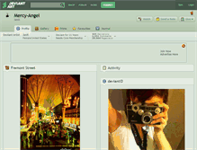 Tablet Screenshot of mercy-angel.deviantart.com