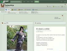 Tablet Screenshot of fantasyninja.deviantart.com