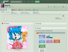 Tablet Screenshot of desy-th.deviantart.com