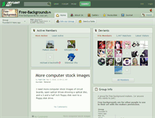 Tablet Screenshot of free-backgrounds.deviantart.com