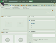 Tablet Screenshot of last-sky.deviantart.com