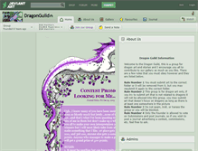 Tablet Screenshot of dragonguild.deviantart.com