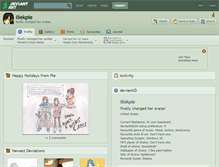 Tablet Screenshot of iliekpie.deviantart.com