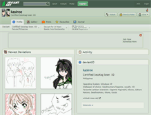 Tablet Screenshot of kasiree.deviantart.com