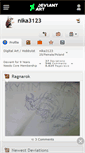 Mobile Screenshot of nika3123.deviantart.com