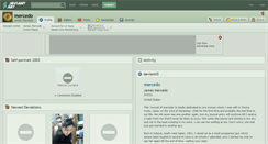 Desktop Screenshot of mercedo.deviantart.com