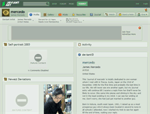 Tablet Screenshot of mercedo.deviantart.com