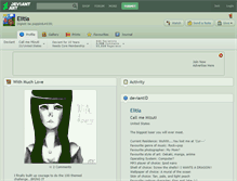 Tablet Screenshot of elitia.deviantart.com