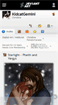 Mobile Screenshot of kidcatgemini.deviantart.com