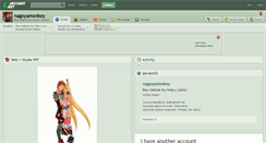 Desktop Screenshot of nagoyamonkey.deviantart.com