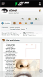 Mobile Screenshot of c0met.deviantart.com