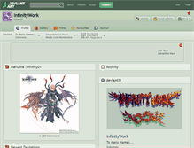Tablet Screenshot of infinitywork.deviantart.com