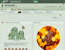 Tablet Screenshot of maniacmonzter.deviantart.com