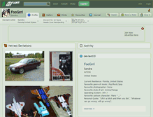 Tablet Screenshot of foogrrl.deviantart.com
