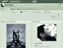 Tablet Screenshot of dmavromatis.deviantart.com