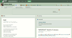 Desktop Screenshot of literary-minds.deviantart.com