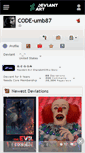 Mobile Screenshot of code-umb87.deviantart.com