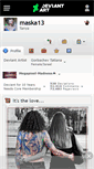 Mobile Screenshot of maska13.deviantart.com