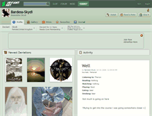 Tablet Screenshot of bardess-skydi.deviantart.com
