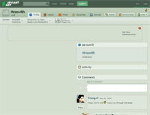 Tablet Screenshot of hroswith.deviantart.com