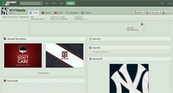 Desktop Screenshot of nyy7mantle.deviantart.com