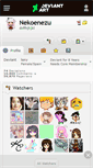 Mobile Screenshot of nekoenezu.deviantart.com