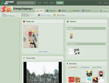 Tablet Screenshot of energyshipping.deviantart.com