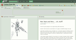 Desktop Screenshot of curious-three-tail.deviantart.com