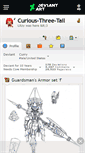 Mobile Screenshot of curious-three-tail.deviantart.com