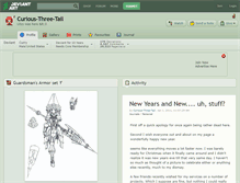 Tablet Screenshot of curious-three-tail.deviantart.com