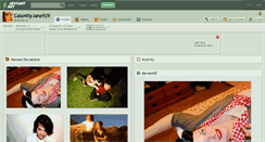 Desktop Screenshot of calamityjane929.deviantart.com