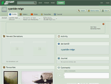 Tablet Screenshot of cyanide-reign.deviantart.com