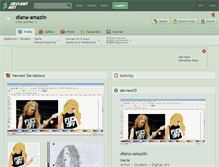 Tablet Screenshot of diana-amazin.deviantart.com
