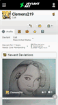 Mobile Screenshot of clemens219.deviantart.com