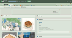 Desktop Screenshot of lapizus.deviantart.com