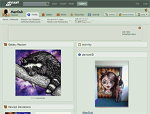 Tablet Screenshot of man0uk.deviantart.com