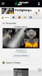Mobile Screenshot of firefighting.deviantart.com