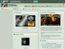 Tablet Screenshot of firefighting.deviantart.com