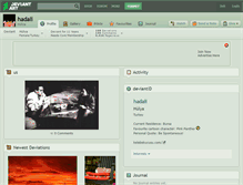 Tablet Screenshot of hadali.deviantart.com