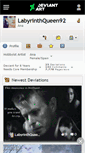 Mobile Screenshot of labyrinthqueen92.deviantart.com