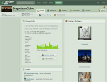 Tablet Screenshot of dragonlanceclub.deviantart.com