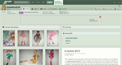 Desktop Screenshot of moonstruck26.deviantart.com