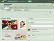 Tablet Screenshot of omareltelbany.deviantart.com