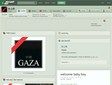 Tablet Screenshot of h-j-r.deviantart.com