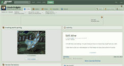 Desktop Screenshot of cloudwindgate.deviantart.com