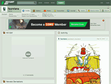 Tablet Screenshot of faureiana.deviantart.com