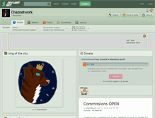 Tablet Screenshot of chaznetwork.deviantart.com