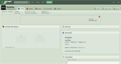 Desktop Screenshot of horalion.deviantart.com