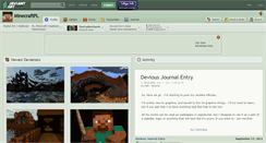 Desktop Screenshot of minecraftpl.deviantart.com